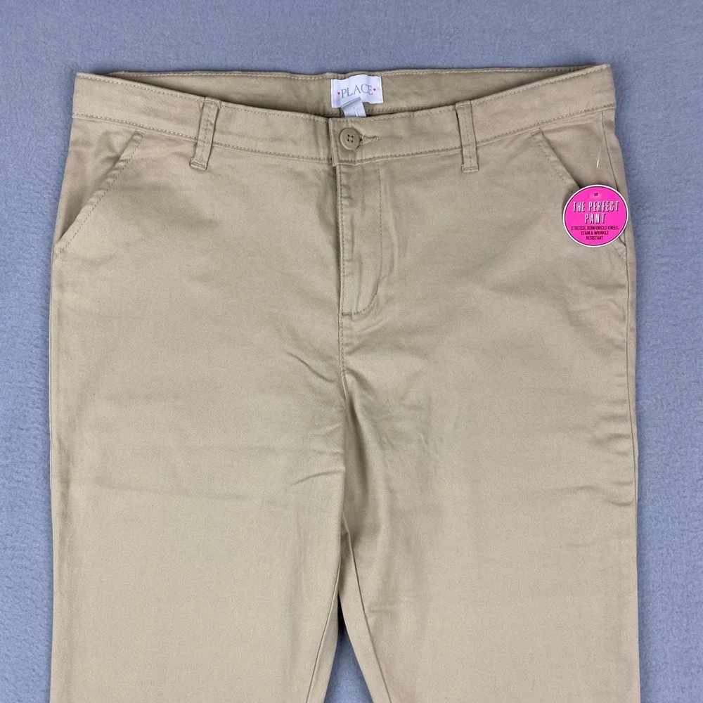 The Childrens‎ Place Girls Khaki Stretch Twill Perfect Pants Size 16 Plus NWT